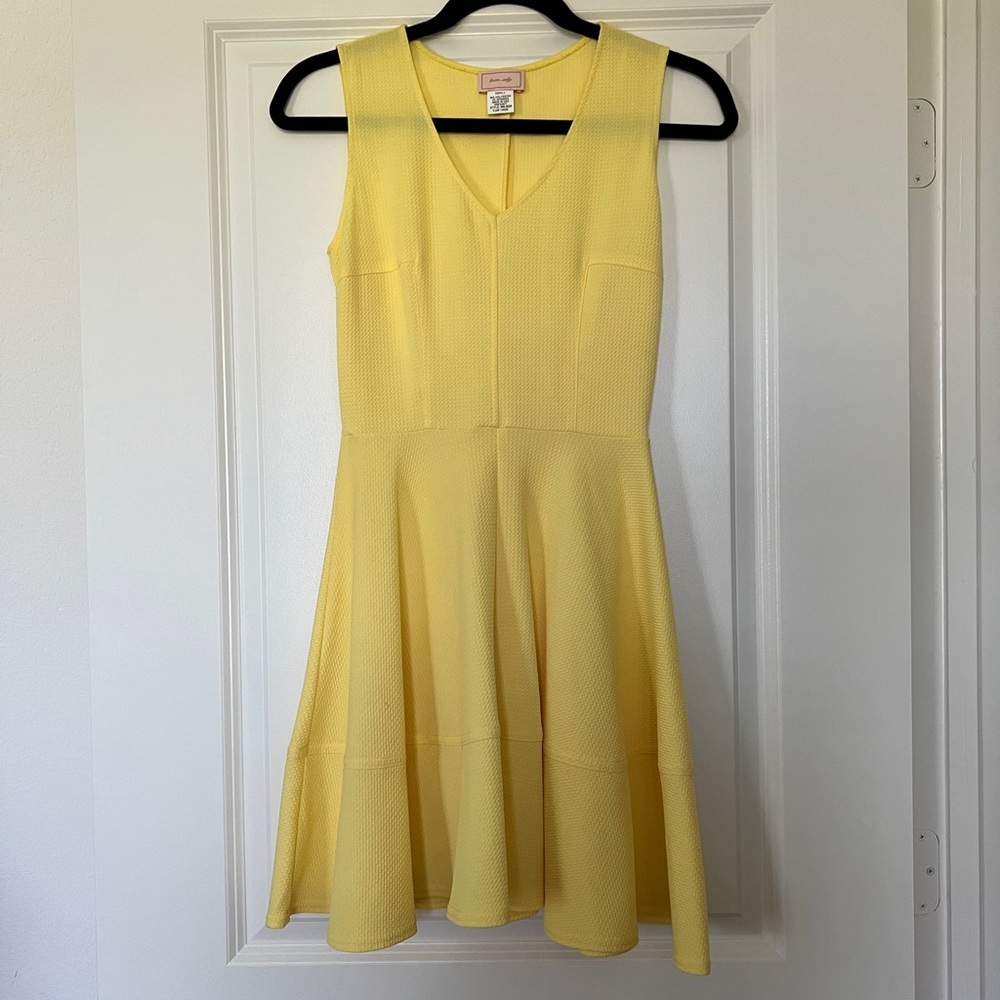 Yellow Textured Sundress